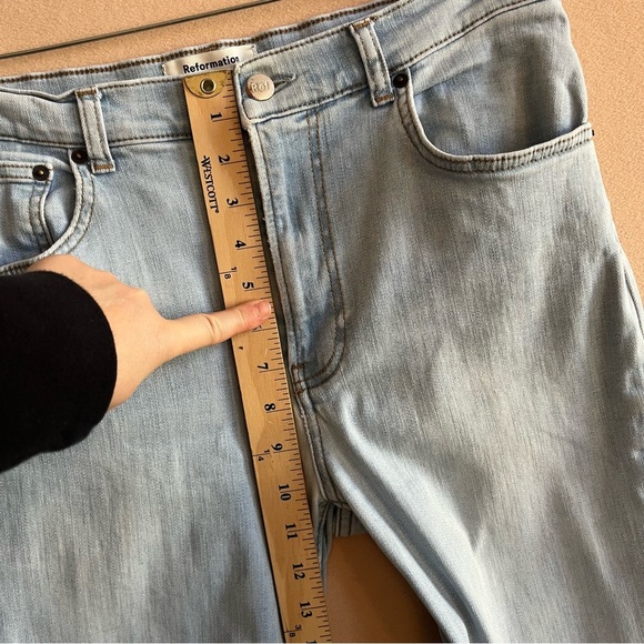Reformation Jeans High & Skinny Jeans In Amalfi Wash size 30 - Picture 15 of 15